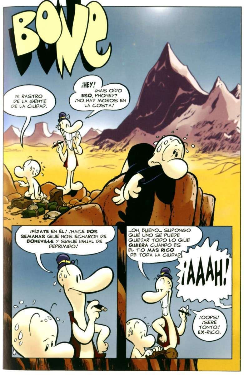 Bone viñeta primeras páginas