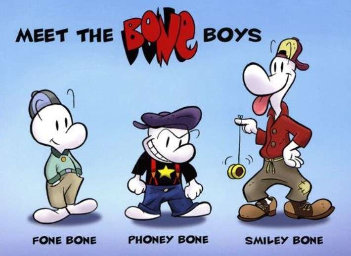 Fone Bone, Phoney Bone y Smiley Bone