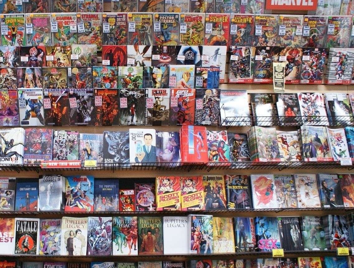 Librería portadas cómic