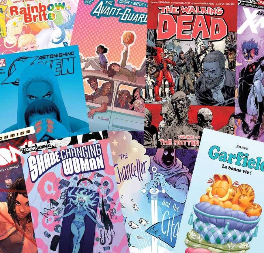 Portadas de cómic variadas