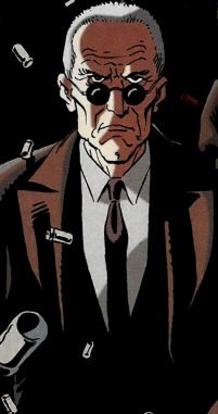 Agente Graves con gafas