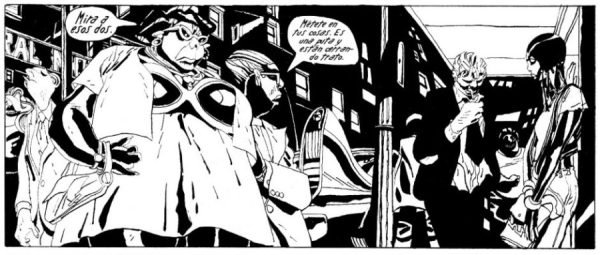 Alack Sinner con una prostituta