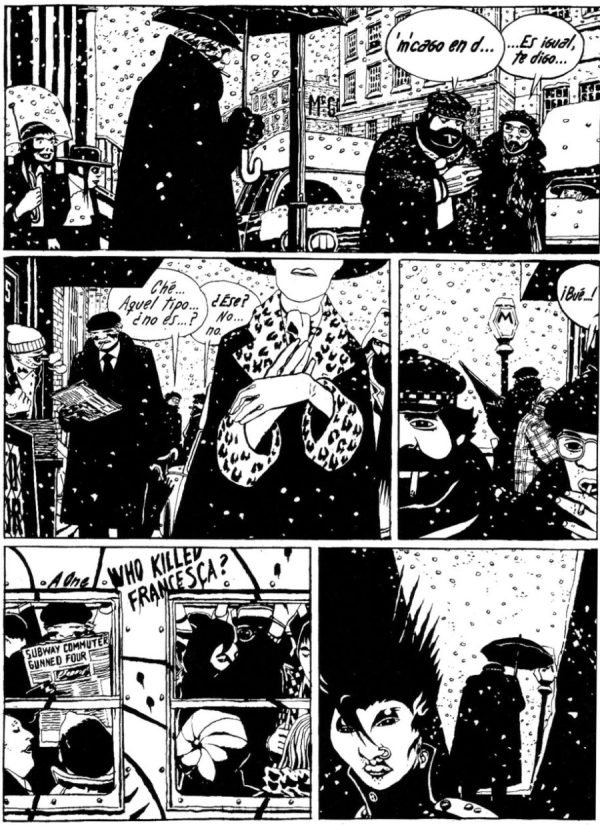 Alack Sinner viñeta de Nicaragua