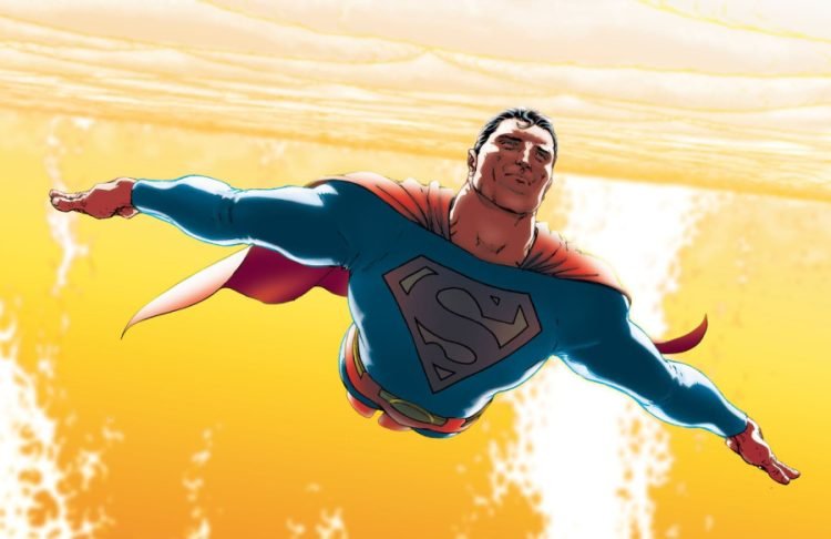 All Star Superman volando