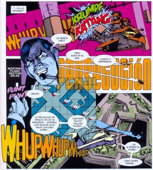 American Flagg persecución