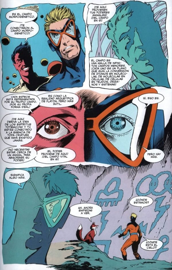 Animal Man. Aspectos existenciales y espirituales de la serie