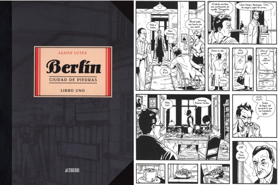 Berlín Portada y viñeta Cómics para descubrir el pasado. Berlín Portada y viñeta