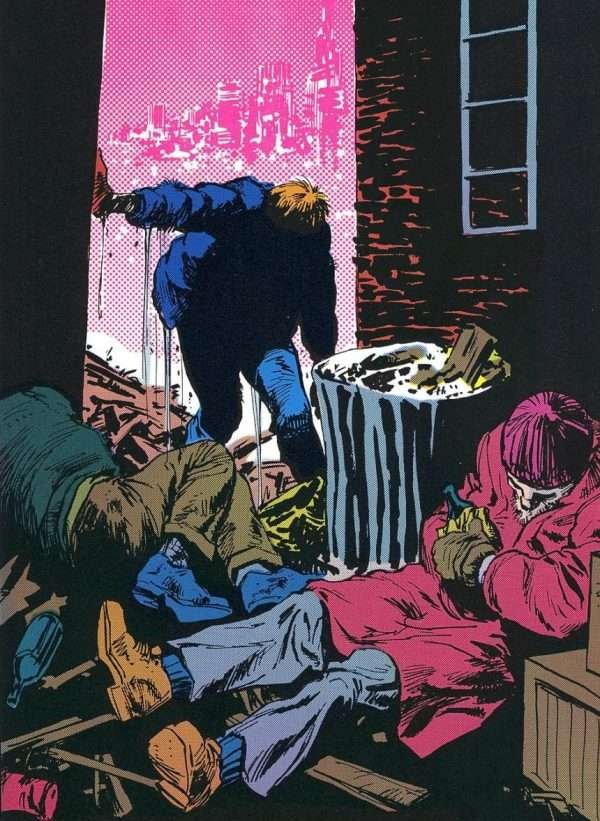 Callejón de borrachos en Daredevil Born Again