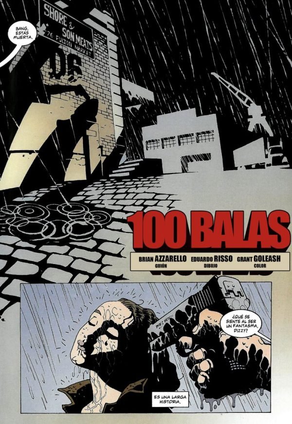 Comienzo del cómic de 100 Balas