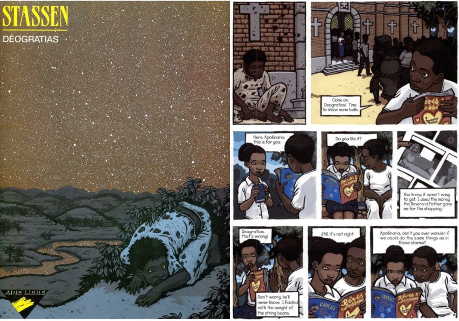 Deogratias Portada y viñeta Cómics para descubrir el pasado. Deogratias Portada y viñeta