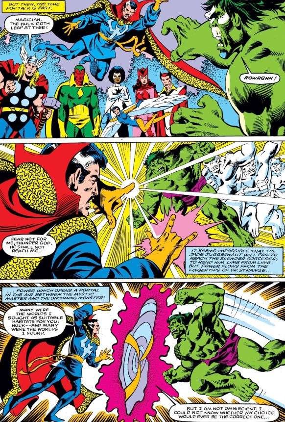 Doctor Extraño con otros personajes