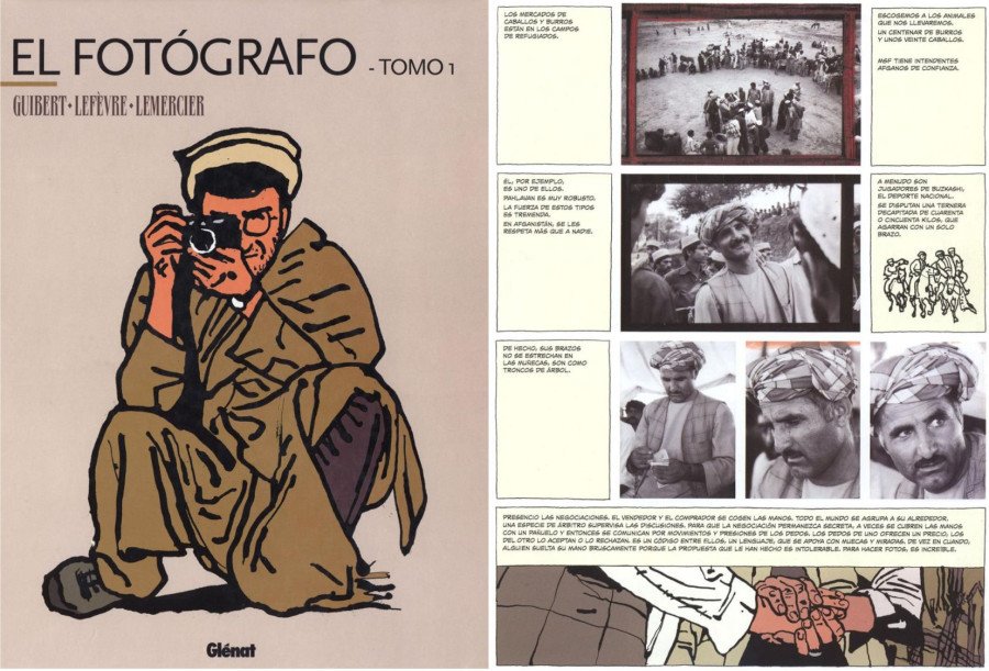El Fotógrafo Portada y viñeta El Fotógrafo Portada y viñeta