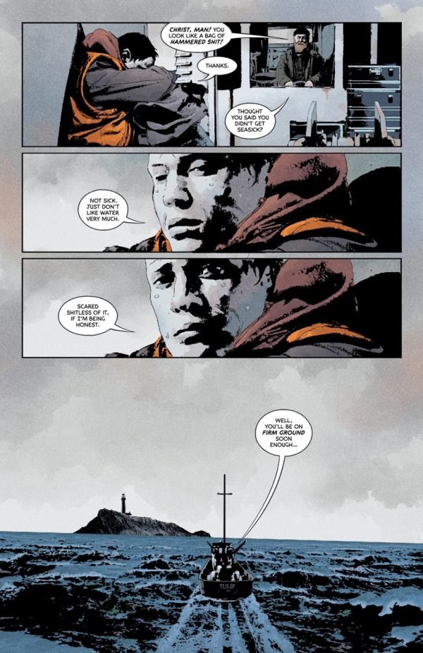 El pasadizo navegando en el mar El pasadizo navegando en el mar