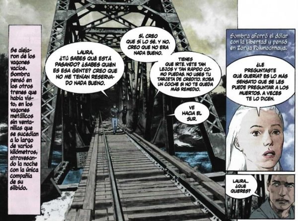 En las vías del tren