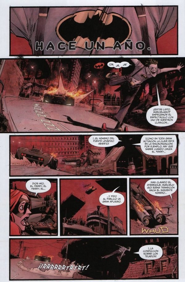 Escena persecución Batmóvil