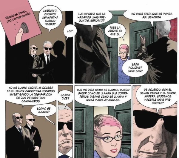 Interrogatorio a Samantha Cuervo Negro