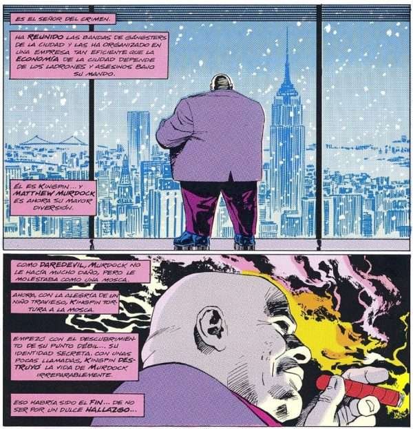 Kingpin descubre la identidad secreta de Daredevil