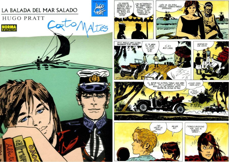 La Balada del Mar Salado Portada y viñetas La Balada del Mar Salado Portada y viñetas