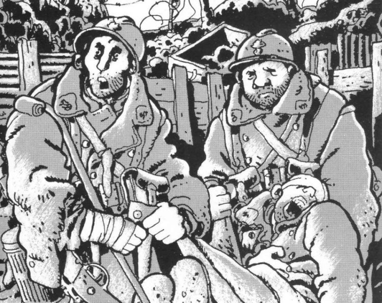 La Guerra de las Trincheras viñeta