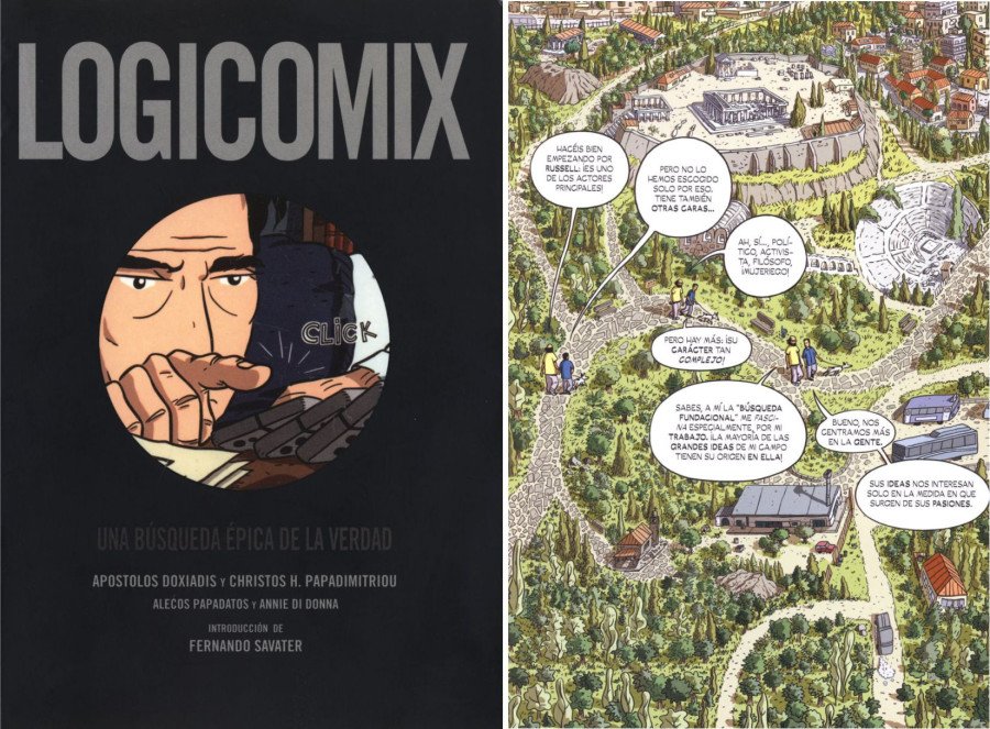 Logicomix Portada y viñeta Logicomix Portada y viñeta