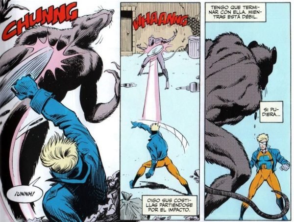 Lucha contra un villano