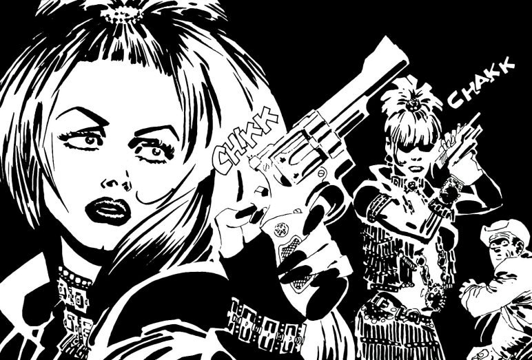 Mujeres cogen las armas