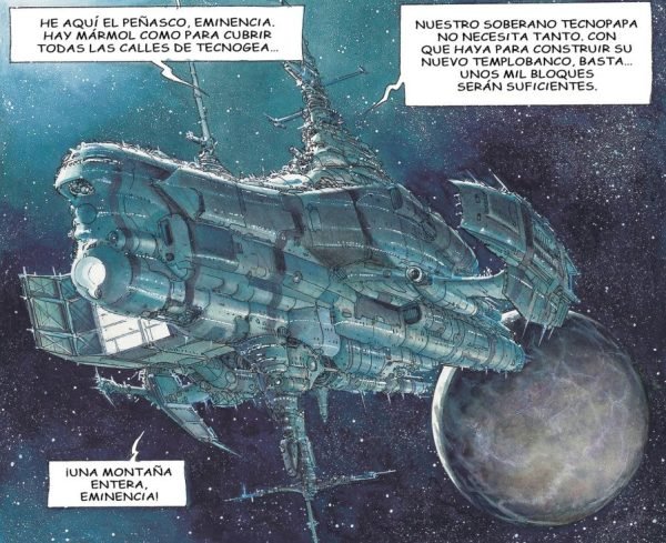 Nave espacial viajando por el Cosmos