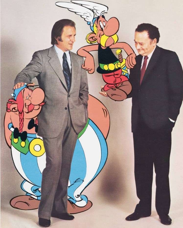 Albert Uderzo y Rene Goscinny,creadores de Astérix