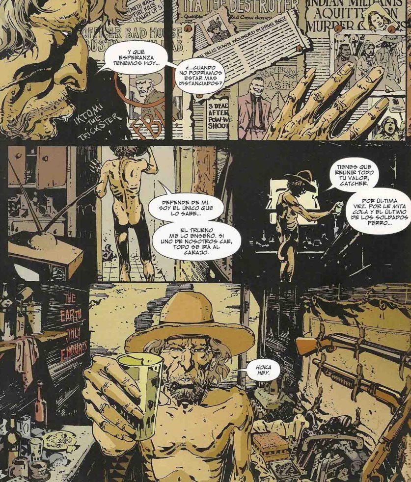 Representación de la miseria y la suciedad en Scalped Representación de la miseria y la suciedad en Scalped