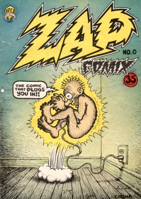 Robert Crumb Zap Comix underground 1968