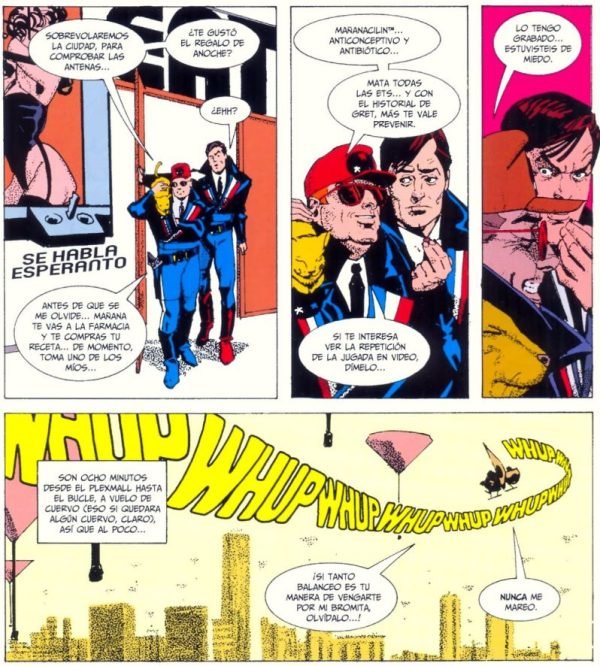 Sobrevolando la ciudad