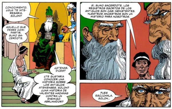 Solon con el Sumo Sacerdote