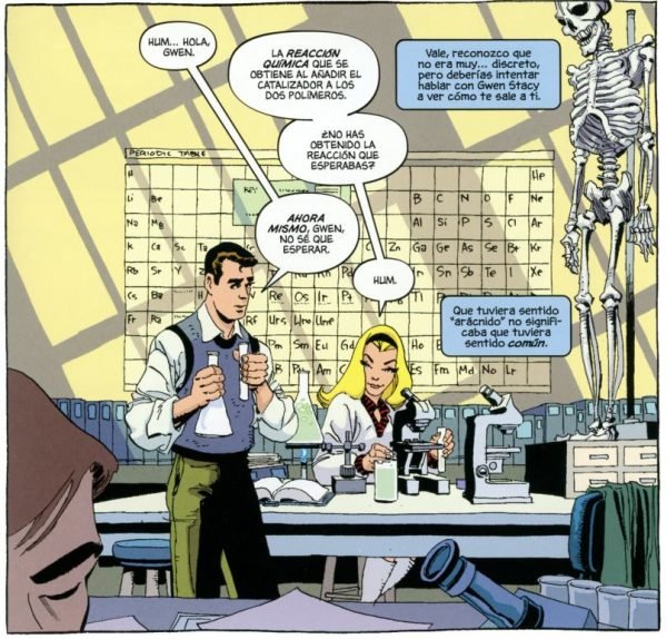 Spiderman Blue relación con Gwen