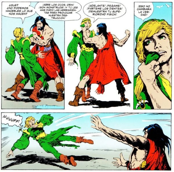 Teniendo una discusión