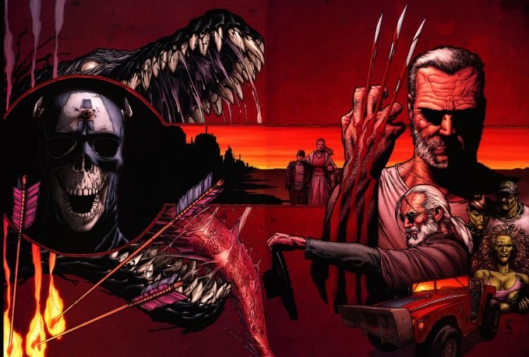 Viñeta de Old Man Logan