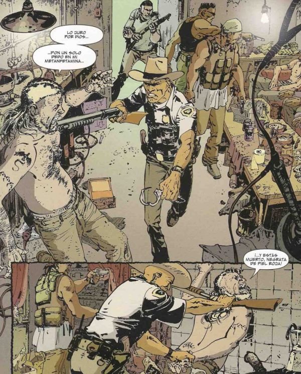 Violencia en Scalped Violencia en Scalped