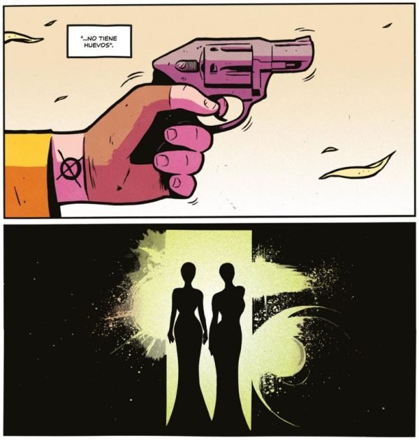 Apuntando con la pistola