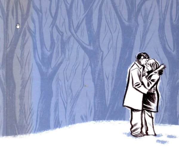 Blankets Pareja en la nieve Blankets Pareja en la nieve