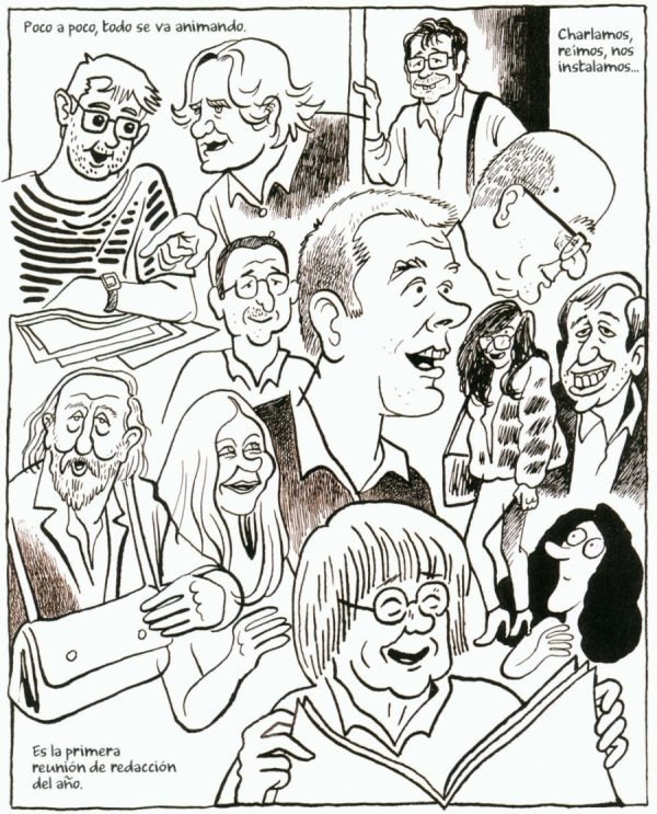 Buen ambiente en la redacción