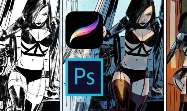 Coloración digital de un cómic