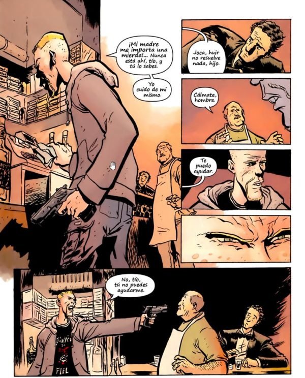 Daytripper Tipo armado perdiendo el control