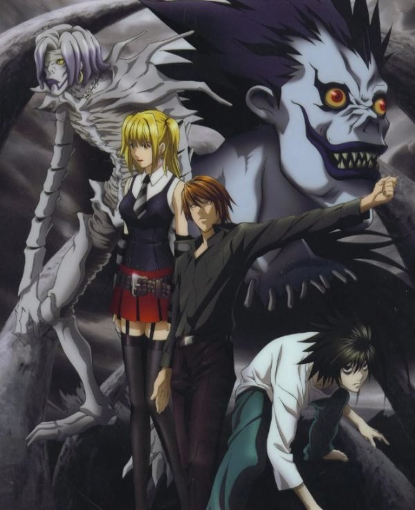 Death Note 20 animes basados en mangas. Death Note