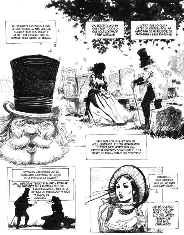 Drácula de Georges Bess Con la dama en el cementerio