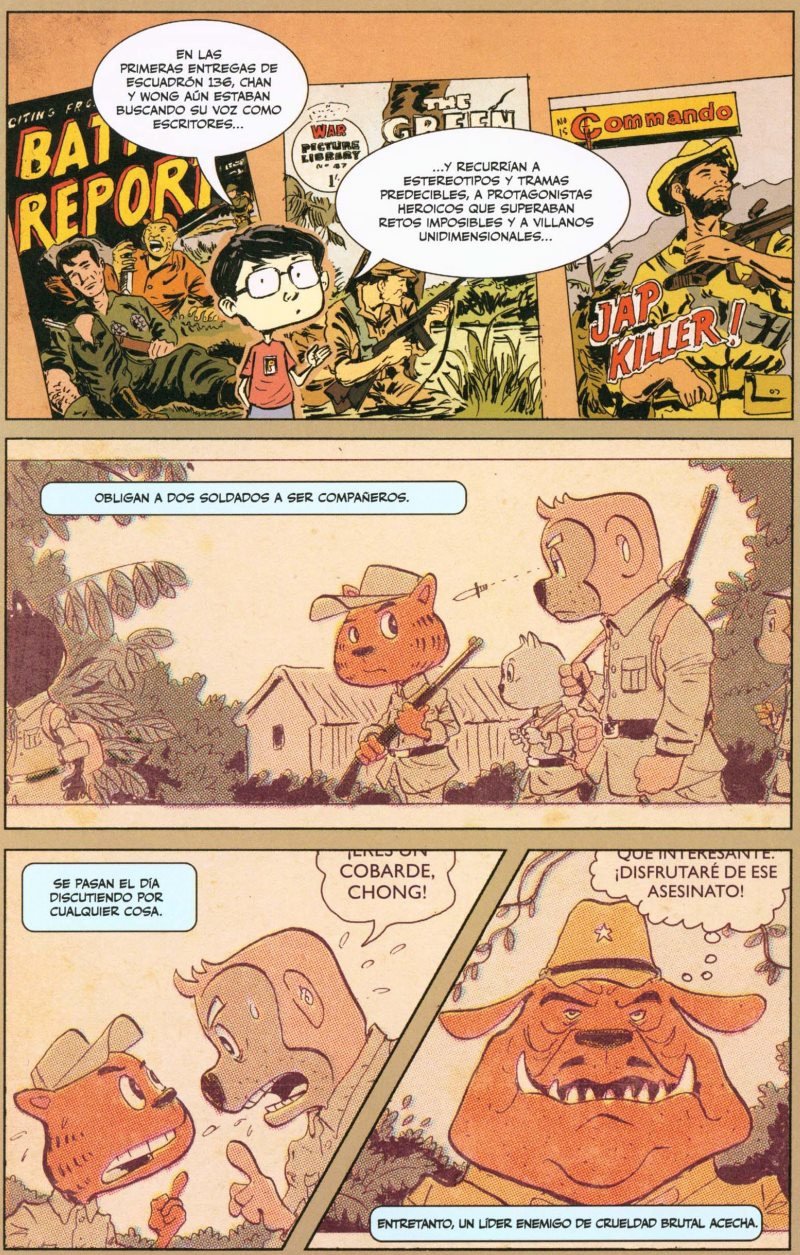El arte de Charlie Chan Hock Chye Escuadrón 136