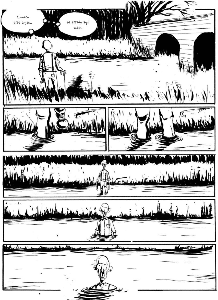 Essex County Hundiéndose en el agua