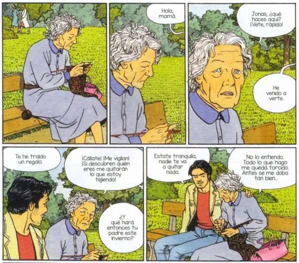 Jonas Fink En la residencia visitando a su madre Jonas Fink En la residencia visitando a su madre