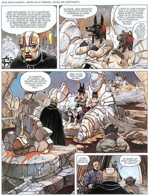 La Feria de los Inmortales Dentro de la pirámide