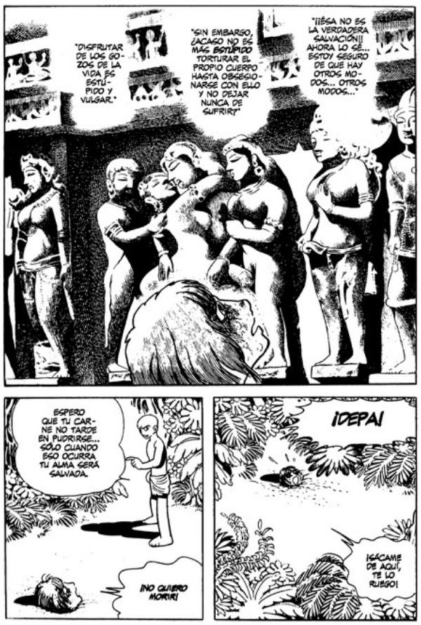 OSAMU TEZUKA Viñeta de Buda