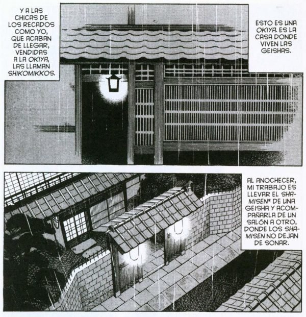 Okiya Casa donde viven las Geishas