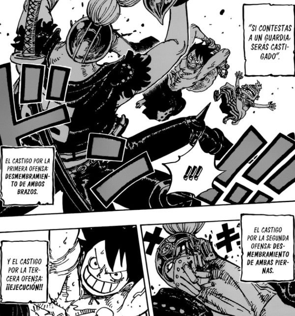 Si contestas a un guardia serás castigado